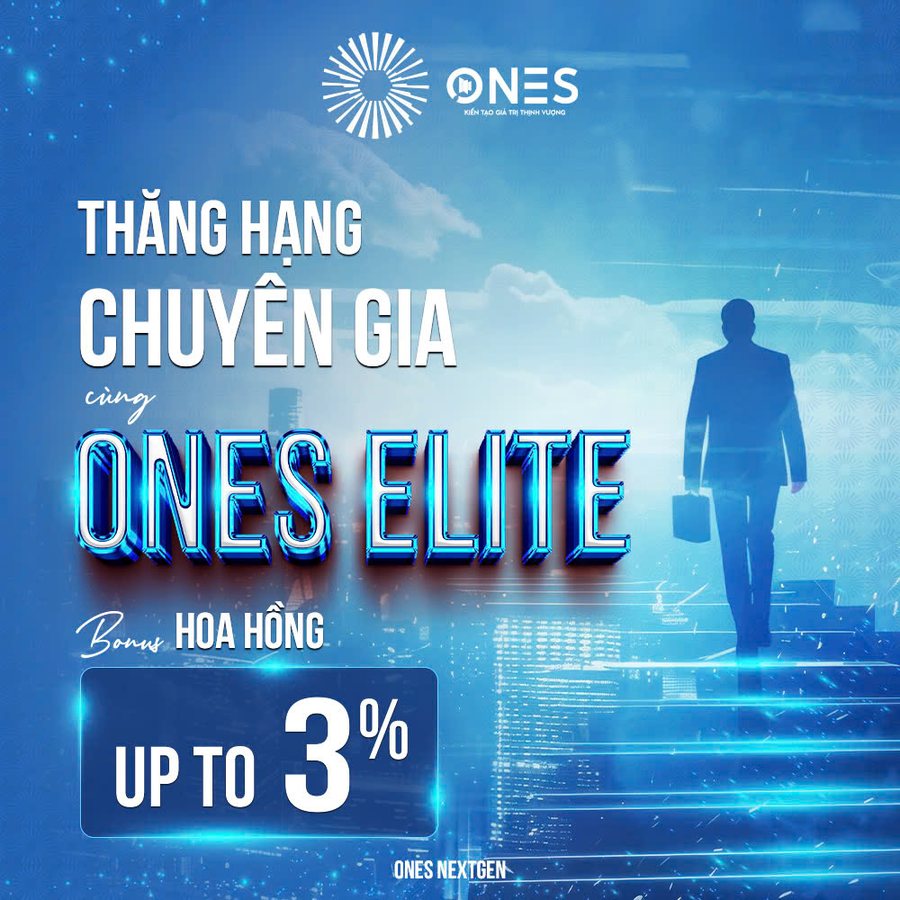 Thăng hạng chuyên gia cùng OneS Elite: bonus hoa hồng tới 3%