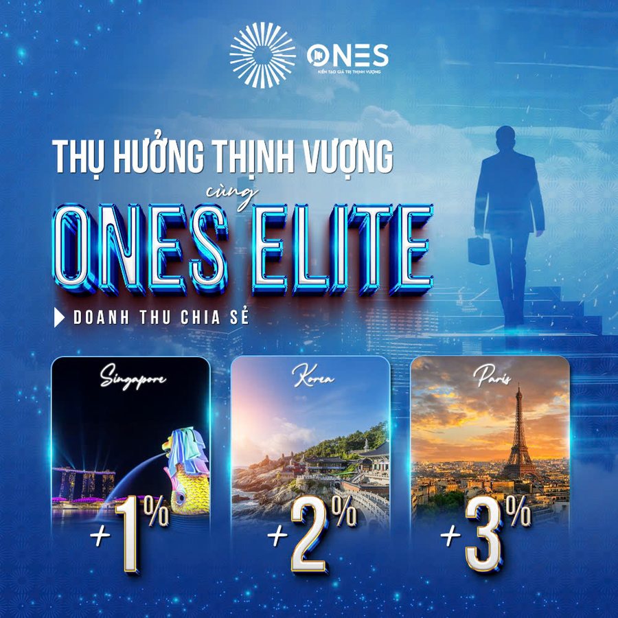 OneS Elite: thưởng thêm +1% Singapore, +2% Châu Á, +3% Châu Âu